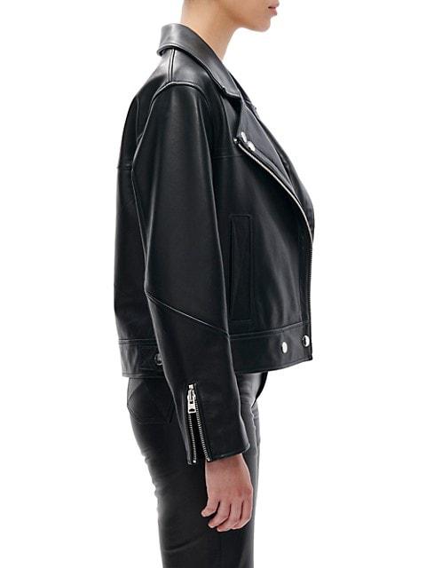 Marley Leather Biker Jacket商品第3张图片规格展示