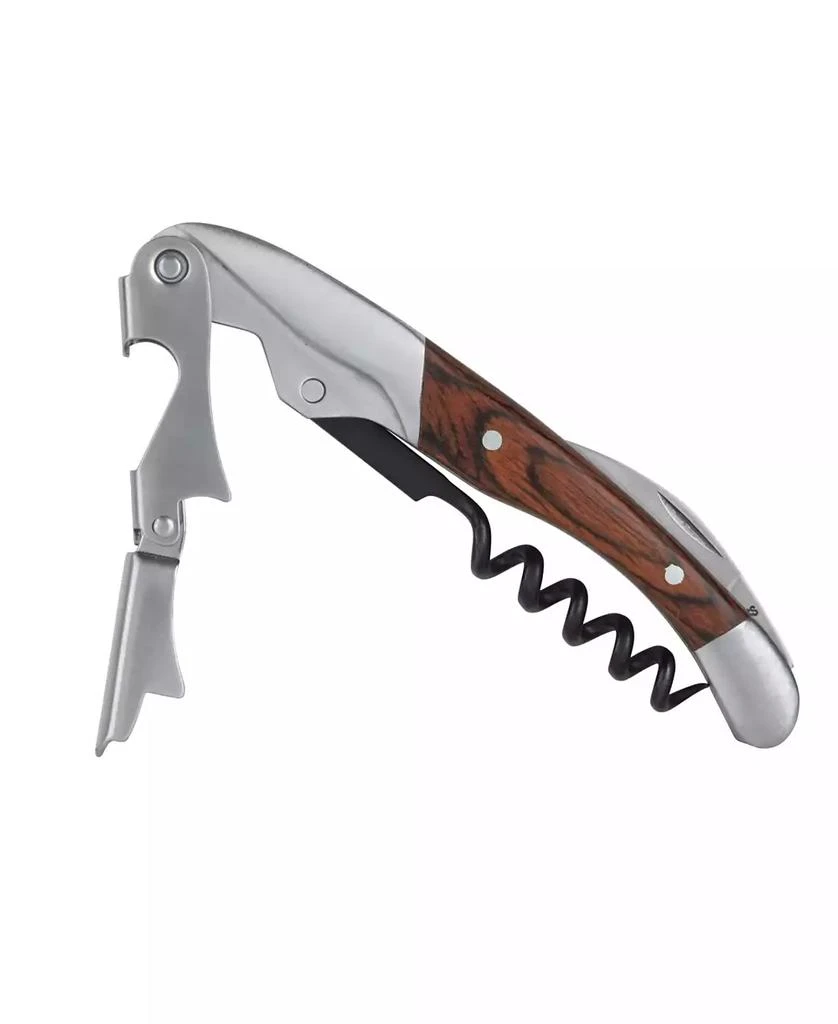 商品True Brands|Wood Handle Double-Hinged Waiter's Corkscrew,价格¥193,第4张图片详细描述