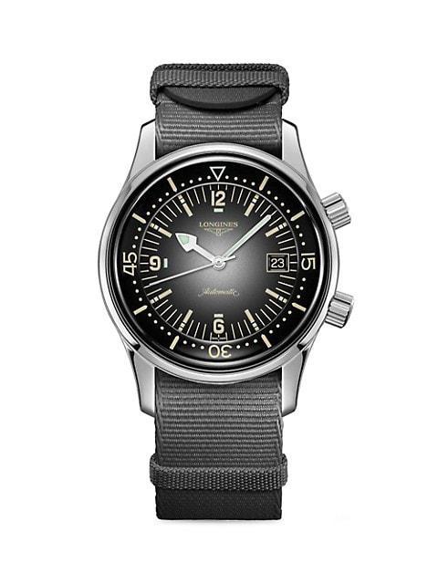 商品Longines|Legend Diver 42MM Stainless Steel Automatic Timepiece,价格¥17677,第1张图片