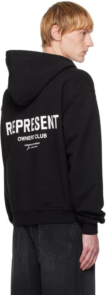 商品Represent|Black 'Represent Owners Club' Zip Hoodie,价格¥1903,第3张图片详细描述