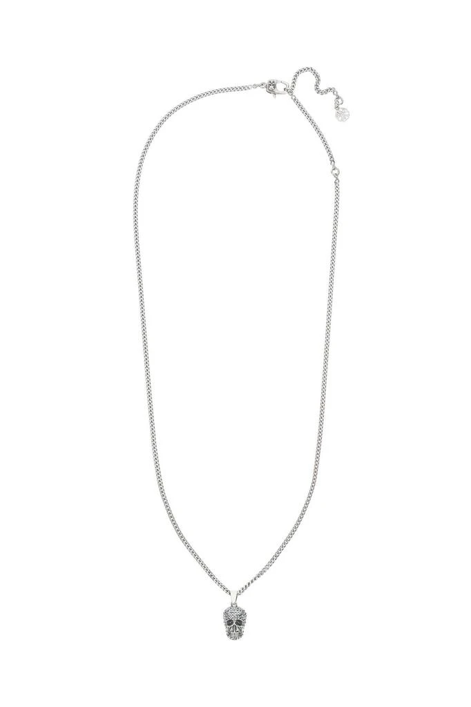 商品Alexander McQueen|Alexander mcqueen pave skull necklace,价格¥2273,第1张图片