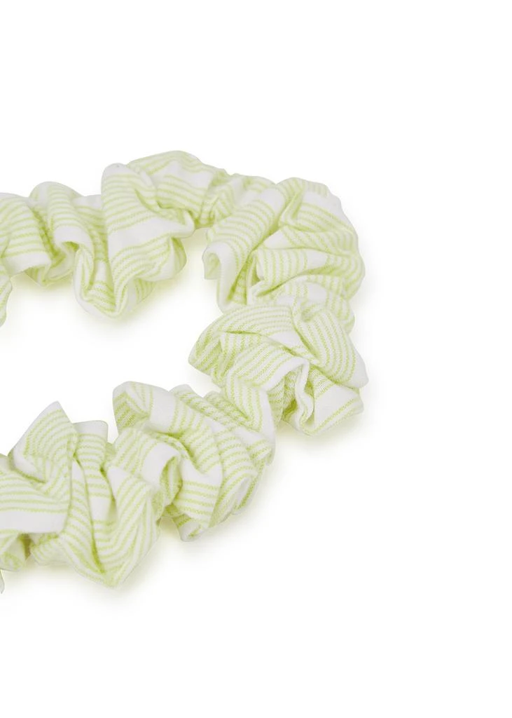 商品Ganni|Yellow striped cotton scrunchie,价格¥61,第2张图片详细描述