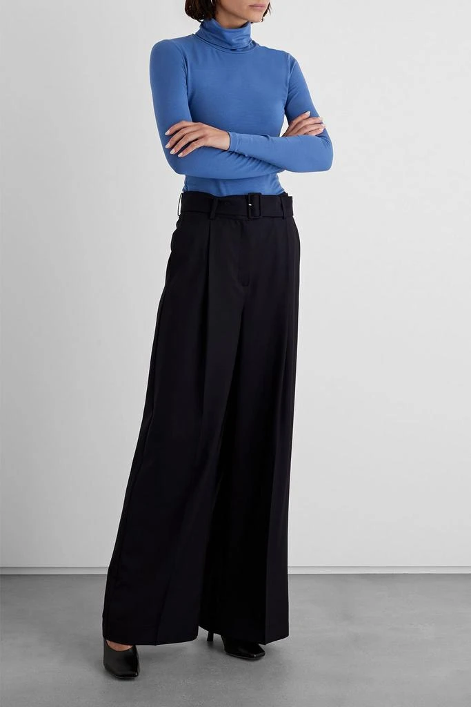 商品IRIS & INK|Tessa pleated wool-blend twill wide-leg pants,价格¥1786,第3张图片详细描述