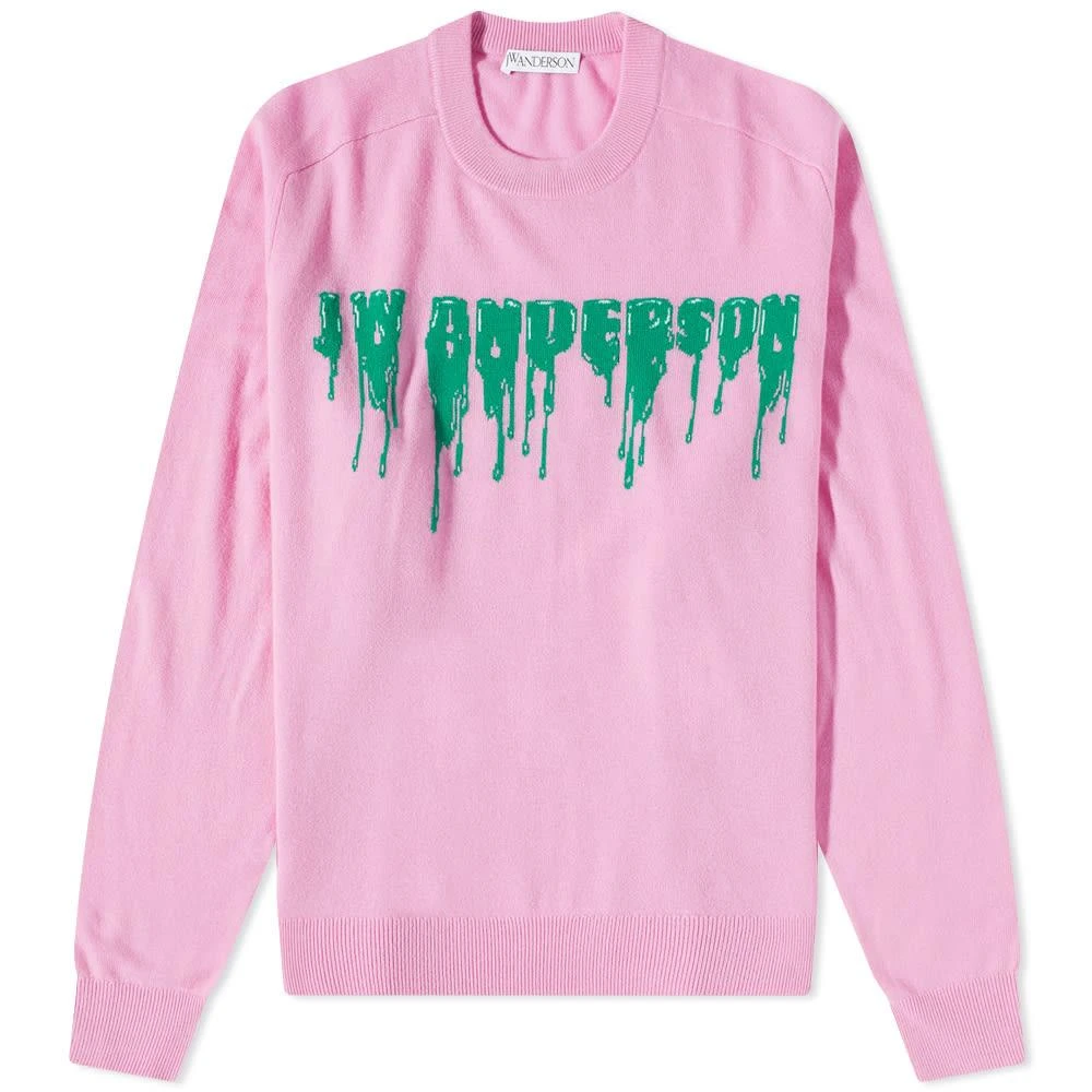 商品JW Anderson|JW Anderson Slime Logo Crewneck Knit,价格¥1399,第1张图片