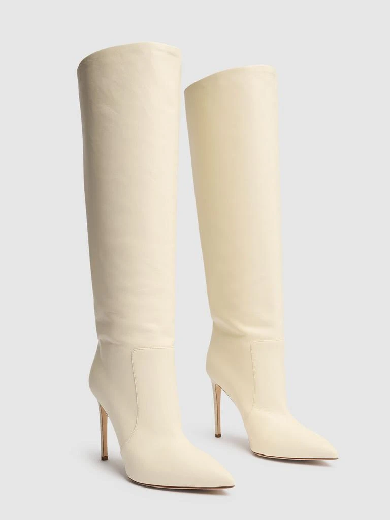 商品Paris Texas|105mm Leather Tall Boots,价格¥4692,第2张图片详细描述