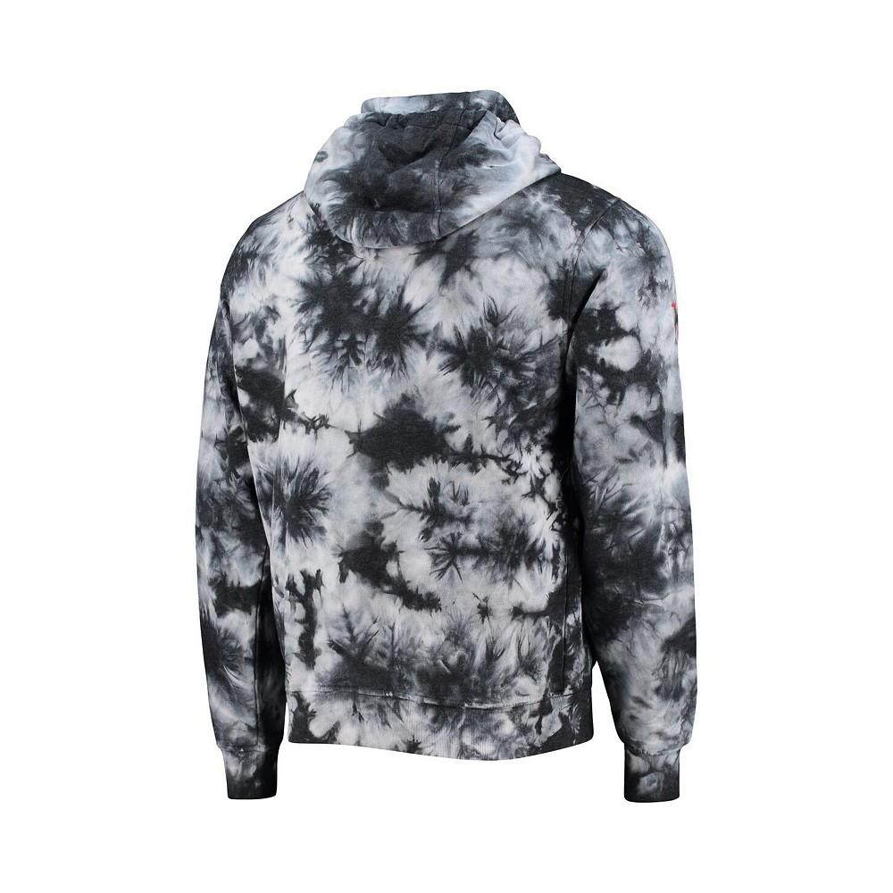 Men's Black Miami Dolphins Stanley Tie-Dye Pullover Hoodie商品第4张图片规格展示