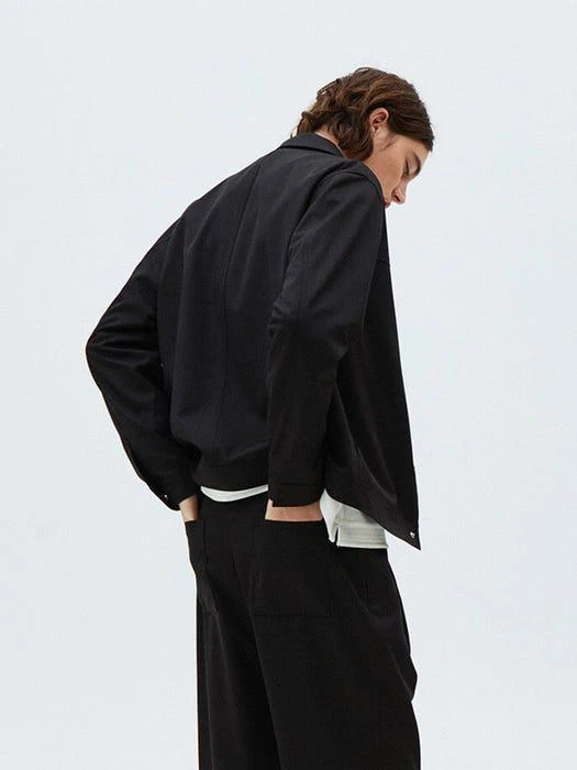 商品Lord John Grey|Hidden Pocket Jacket Black,价格¥944,第1张图片