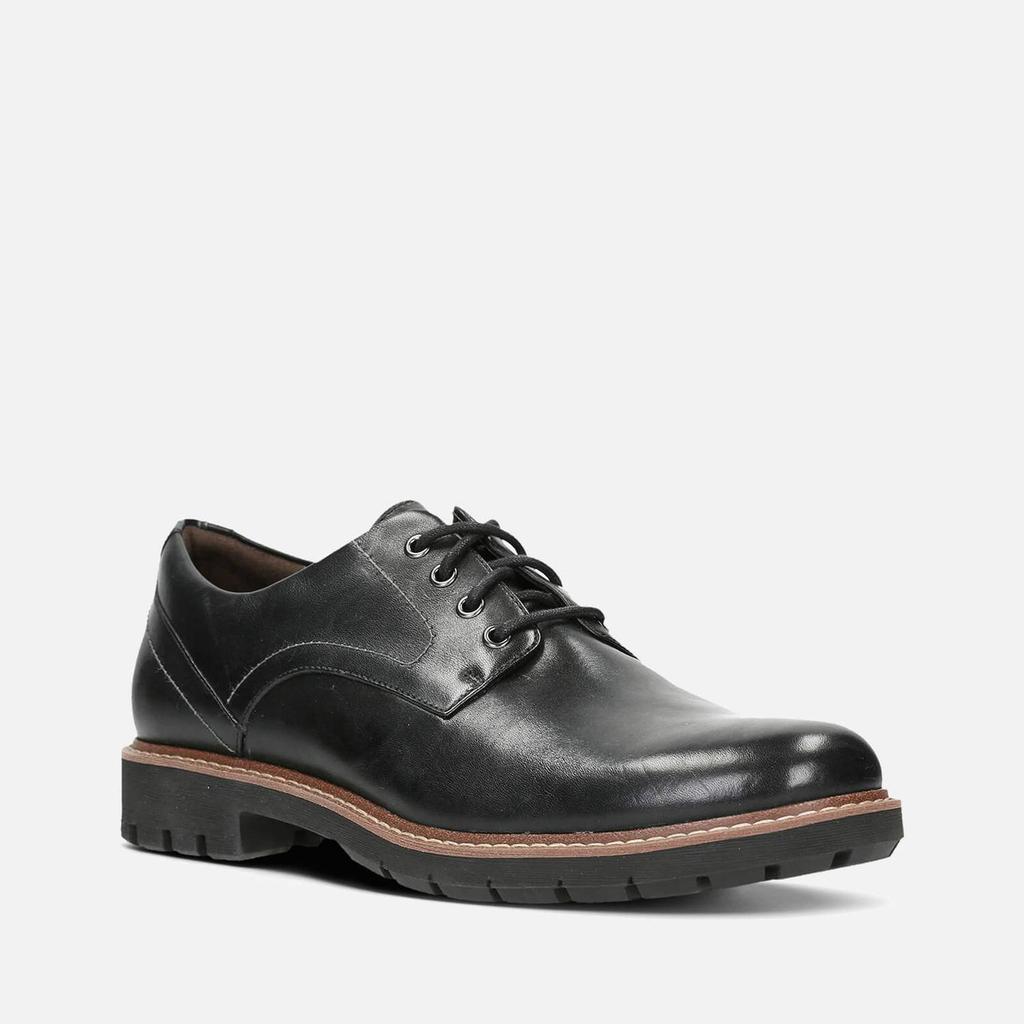 商品Clarks|Clarks Men's Batcombe Hall Leather Derby Shoes - Black,价格¥353,第5张图片详细描述