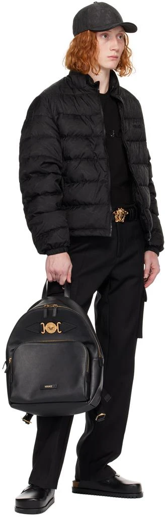 商品Versace|Black Barocco Down Jacket,价格¥9716,第4张图片详细描述