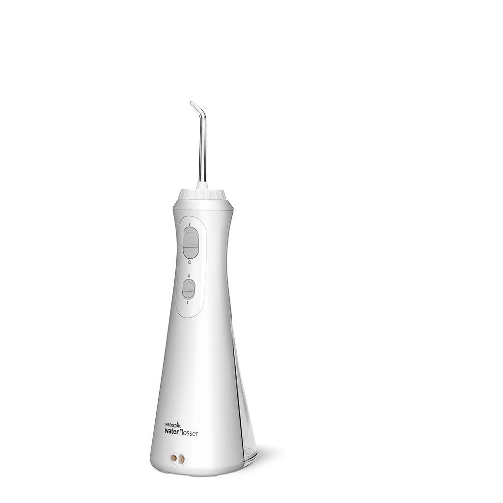 商品Waterpik|Waterpik Cordless Plus Water Flosser with 4 Flossing Tips, Rechargeable and Portable for Travel and Home, ADA Accepted, Black WP-462,价格¥570,第1张图片