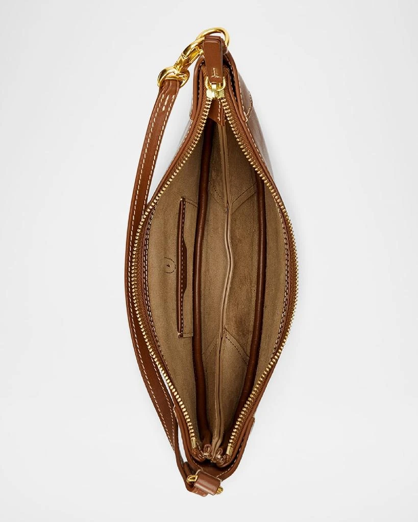 商品Ralph Lauren|Polo ID Small Leather Shoulder Bag,价格¥3830,第4张图片详细描述