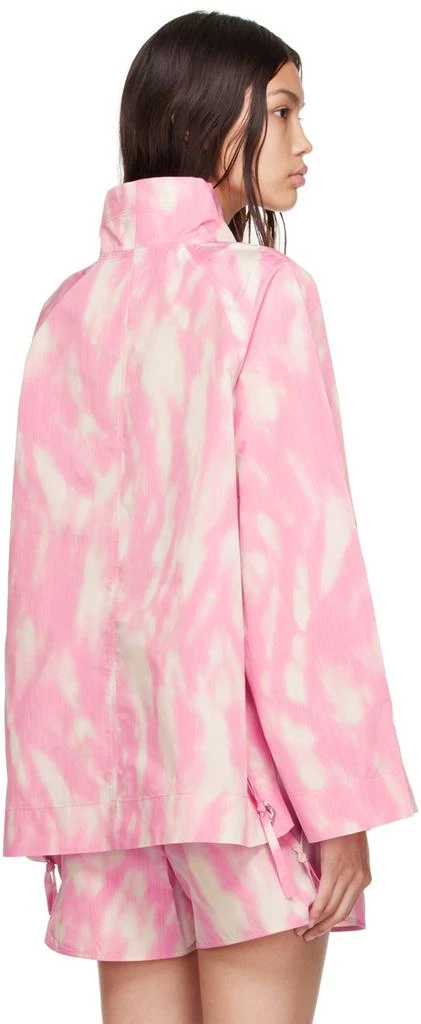 商品Ganni|Pink Recycled Polyester Jacket,价格¥551,第3张图片详细描述