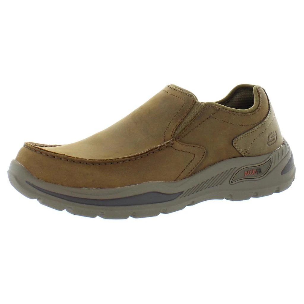 商品SKECHERS|Skechers Mens Motley-Hust Leather Arch Fit Loafers,价格¥420,第1张图片