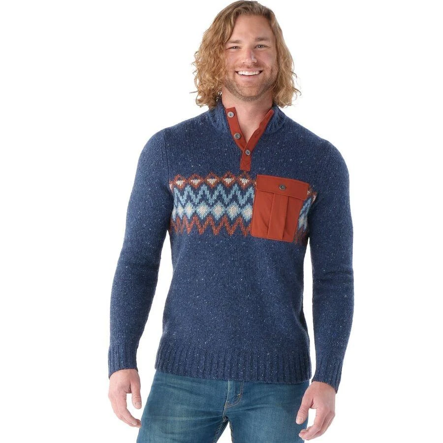 商品SmartWool|Heavy Henley Sweater - Men's,价格¥942,第1张图片详细描述