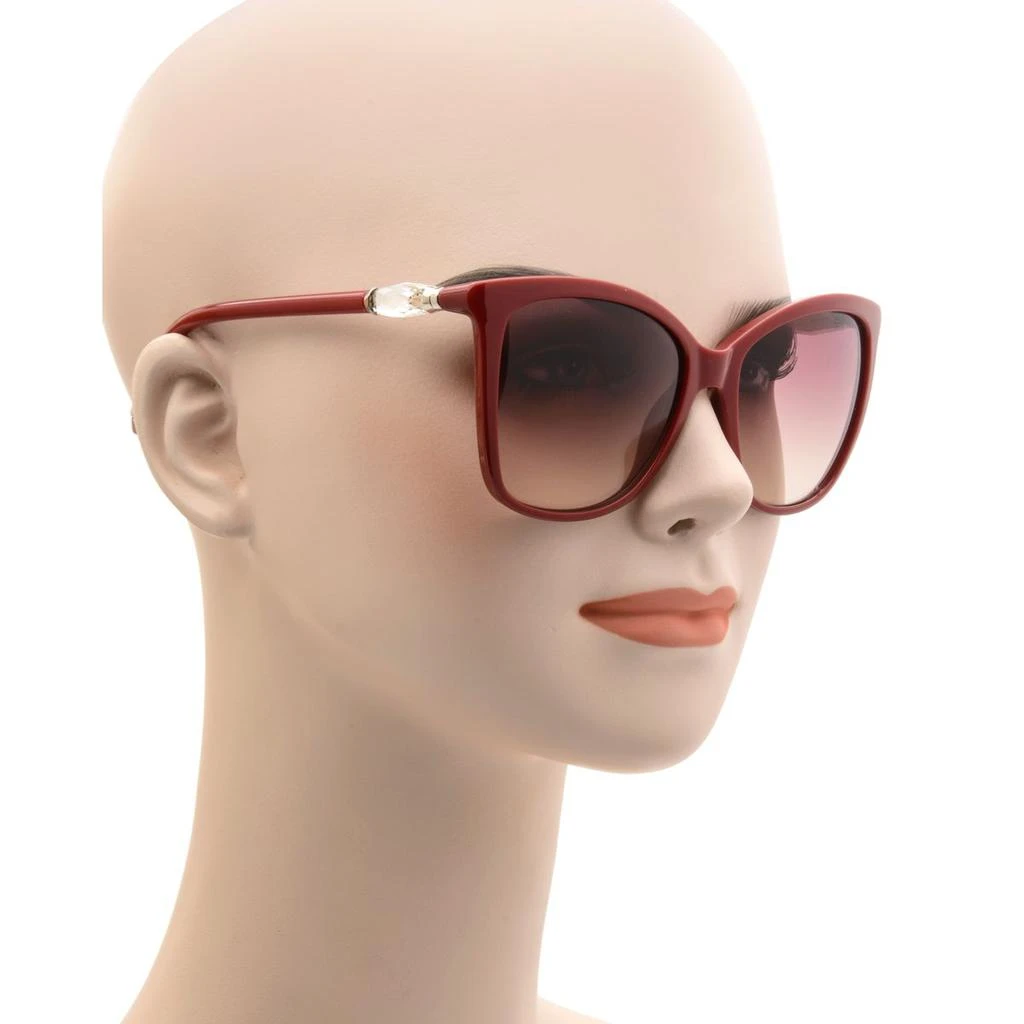 商品Swarovski|Swarovski Shiny Bordeaux & Bordeaux Sunglasses SK0227-5569T,价格¥860,第2张图片详细描述