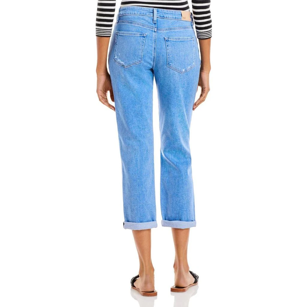 商品Paige|Paige Womens Brigitte Destucted Light Wash Boyfriend Jeans,价格¥245,第2张图片详细描述