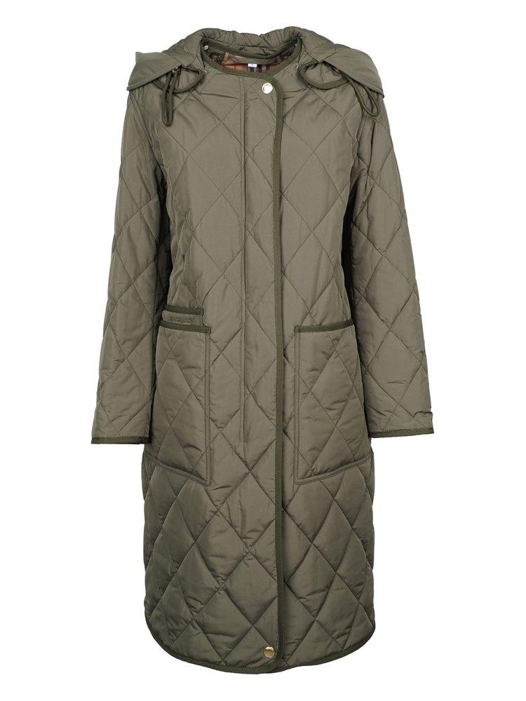 Burberry Diamond Quilted Hooded Parka商品第1张图片规格展示