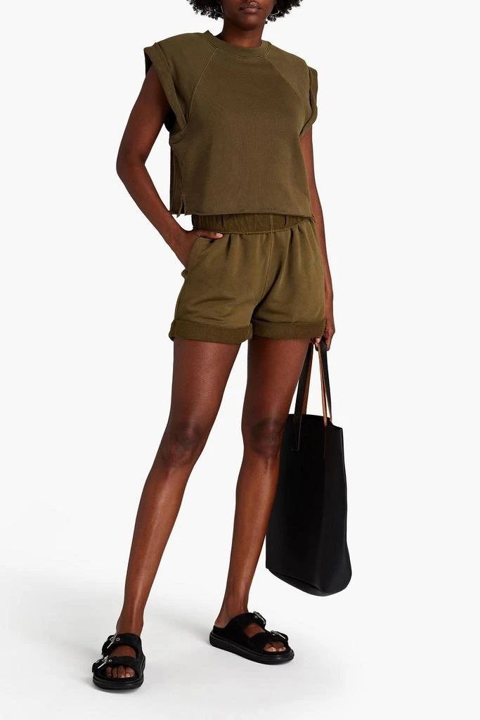 商品FRAME|Organic French Pima cotton-terry shorts,价格¥505,第4张图片详细描述