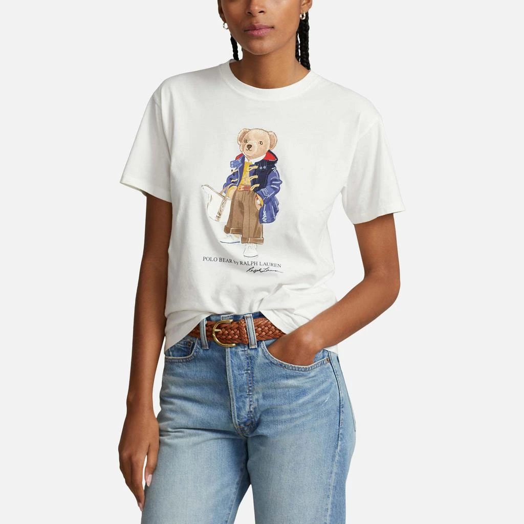 商品Ralph Lauren|Polo Ralph Lauren Bear Cotton-Jersey T-Shirt,价格¥1061,第1张图片
