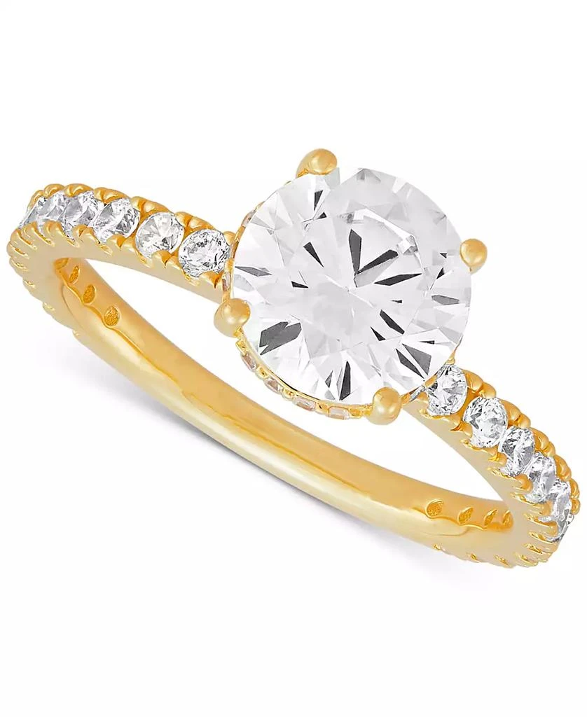 商品Arabella|Cubic Zirconia Bridal Set in 14k Gold-Plated Sterling Silver,价格¥773,第4张图片详细描述