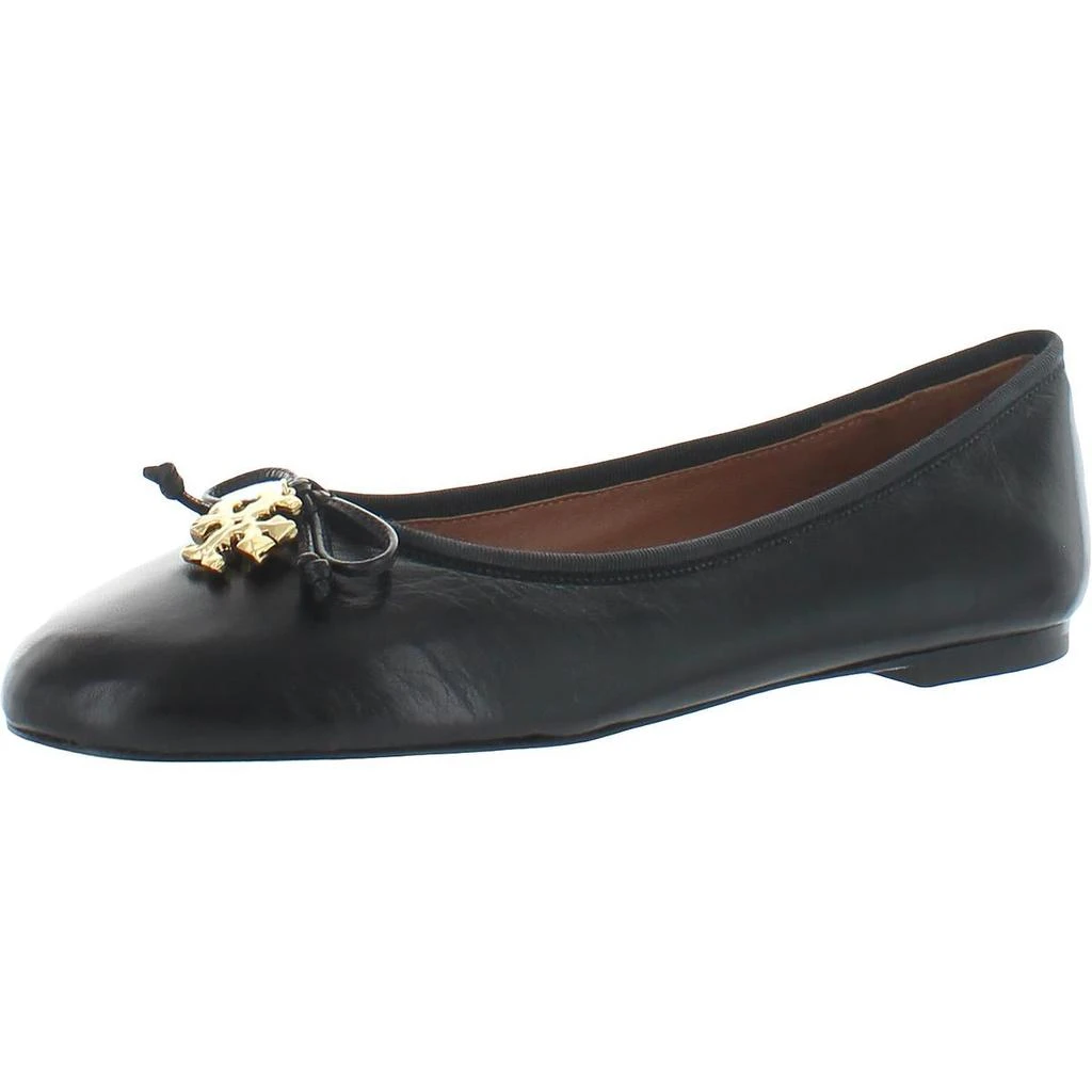 商品Tory Burch|Tory Burch Women's Tory Charm Leather Cushioned Slip On Ballet Flat,价格¥1224,第2张图片详细描述