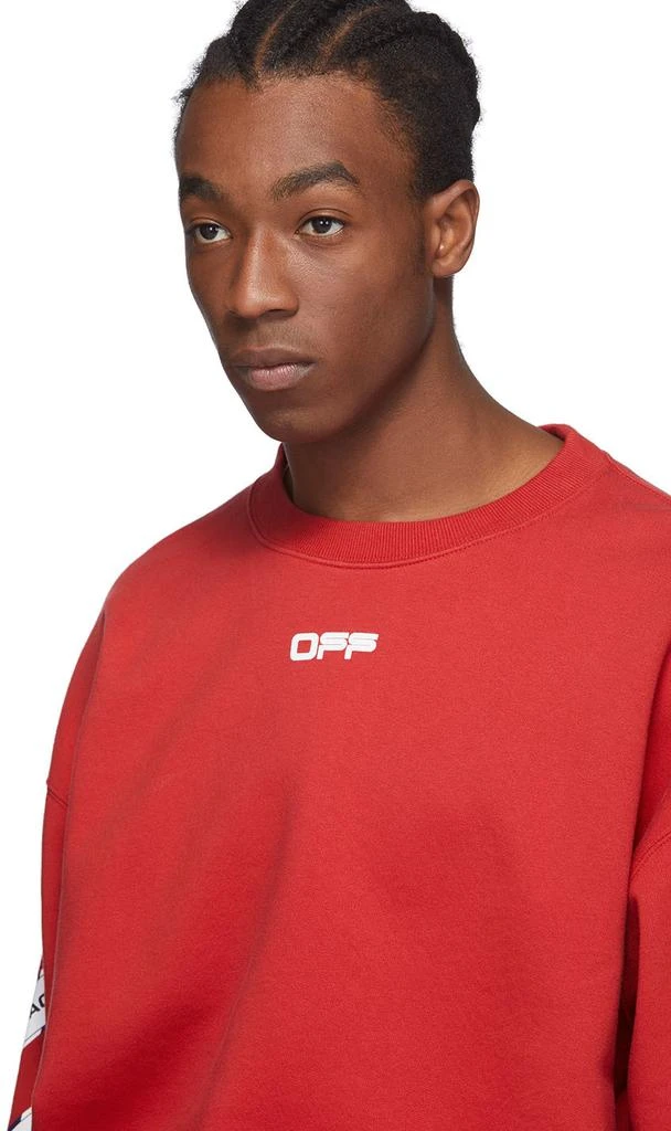 商品Off-White|Red Airport Tape Sweatshirt,价格¥2424,第4张图片详细描述