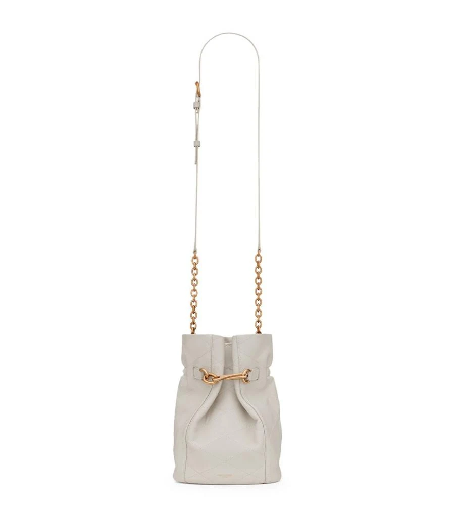 商品Yves Saint Laurent|Le Maillon Leather Bucket Bag,价格¥17455,第1张图片