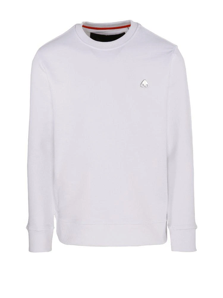商品Moose Knuckles|Moose Knuckles Logo Detailed Crewneck Sweatshirt,价格¥910,第1张图片