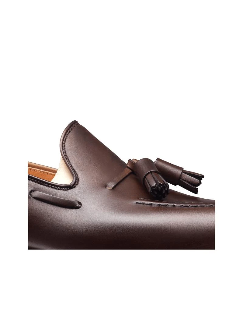 商品CROCKETT & JONES|Cavendish Dark Brown Leather Men's Loafer Shoes,价格¥3271,第2张图片详细描述