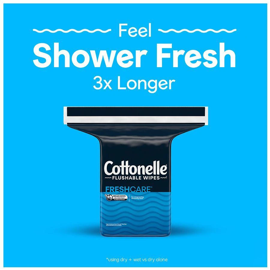 商品Cottonelle|Flushable Wet Wipes, Refill Pack,价格¥75,第2张图片详细描述