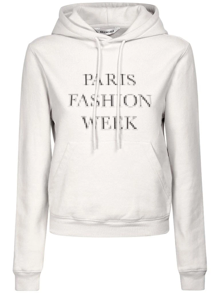 商品Balenciaga|Oversized Organic Cotton Jersey Hoodie,价格¥6148,第1张图片