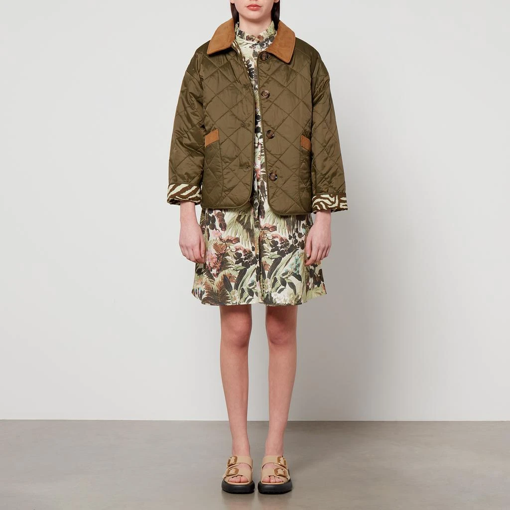 商品Barbour|Barbour X House of Hackney Quilted Shell Jacket,价格¥1024,第3张图片详细描述
