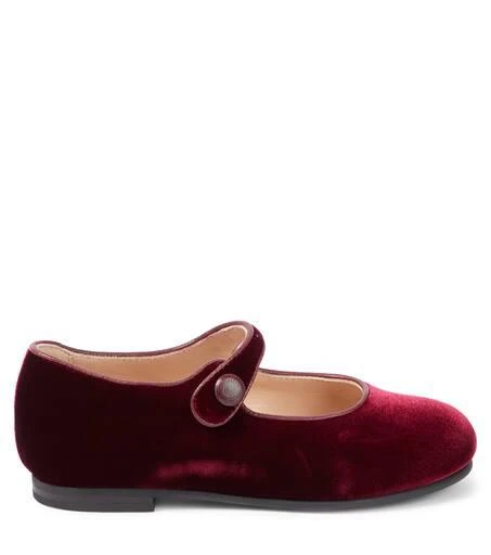 商品IL GUFO|Velvet Mary Jane flats,价格¥1717,第4张图片详细描述