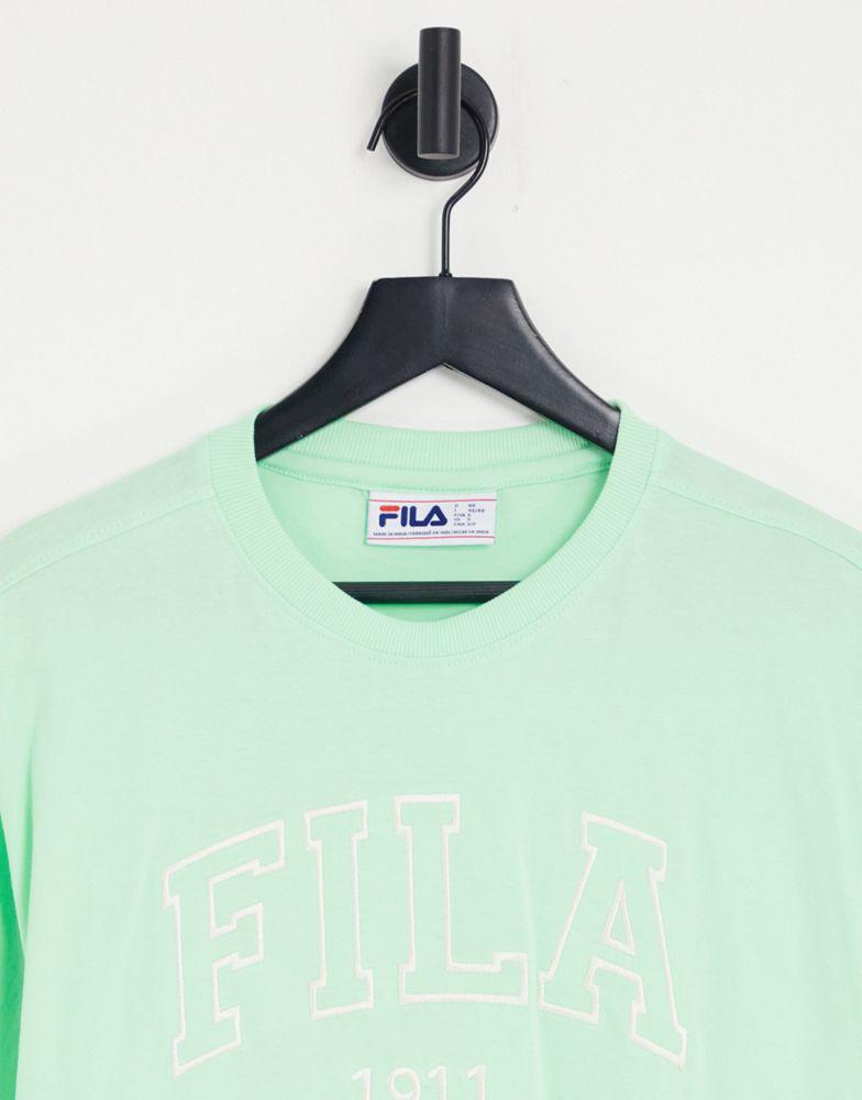 Fila varsity t-shirt in green商品第2张图片规格展示