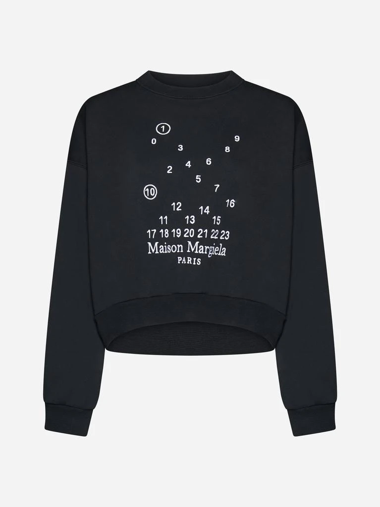 商品MAISON MARGIELA|Logo cotton sweatshirt,价格¥1652,第1张图片