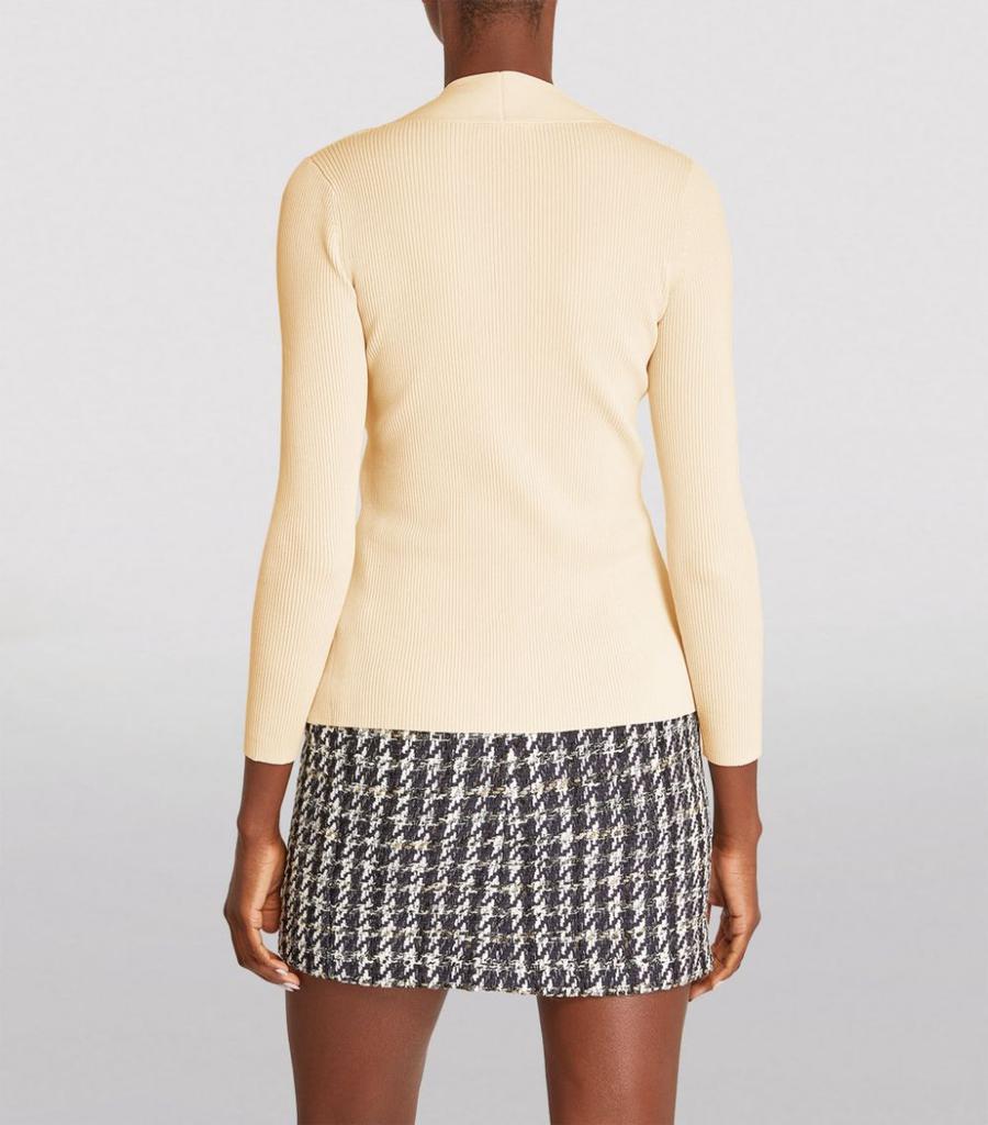 商品Sandro|Knitted Twist Sweater,价格¥1558,第6张图片详细描述
