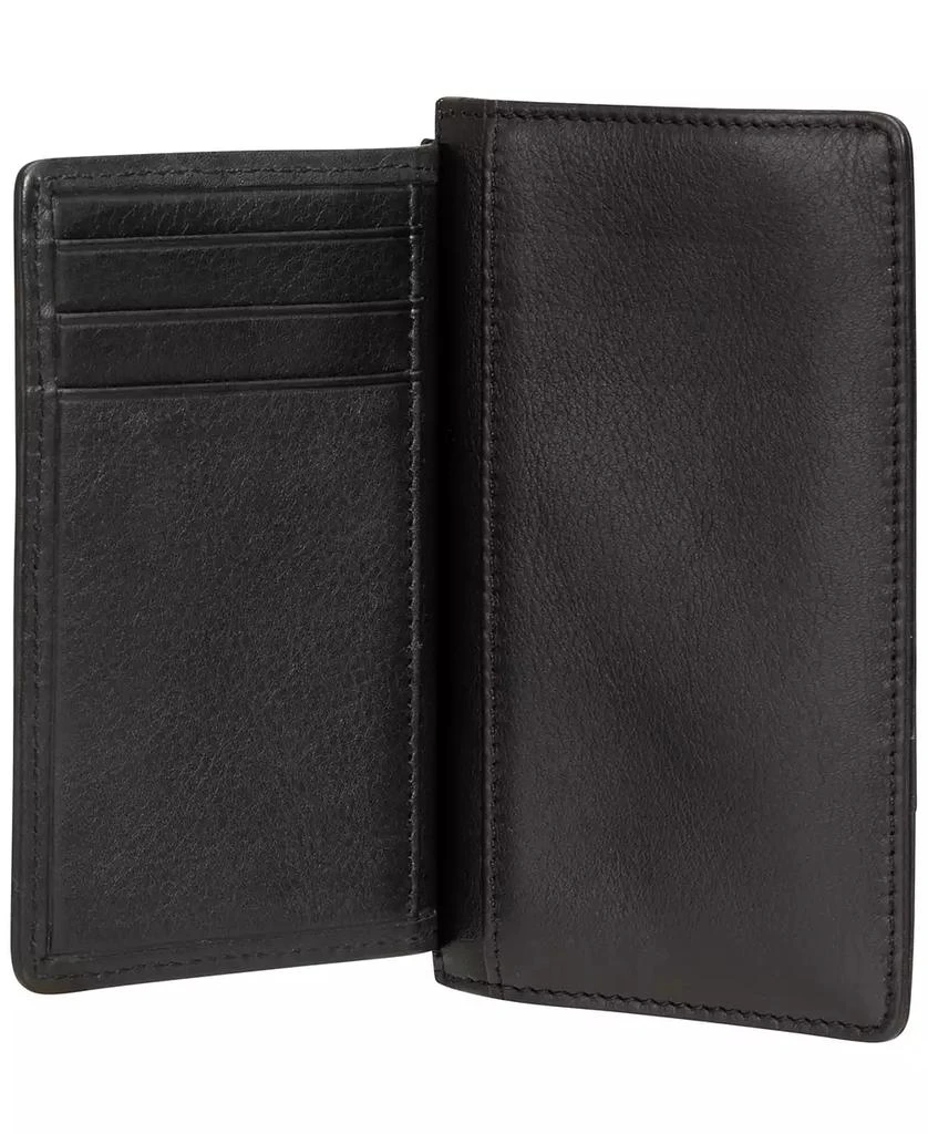 商品Mancini Leather Goods|Women's Basket Weave Collection RFID Secure Card Case and Coin Pocket,价格¥408,第4张图片详细描述