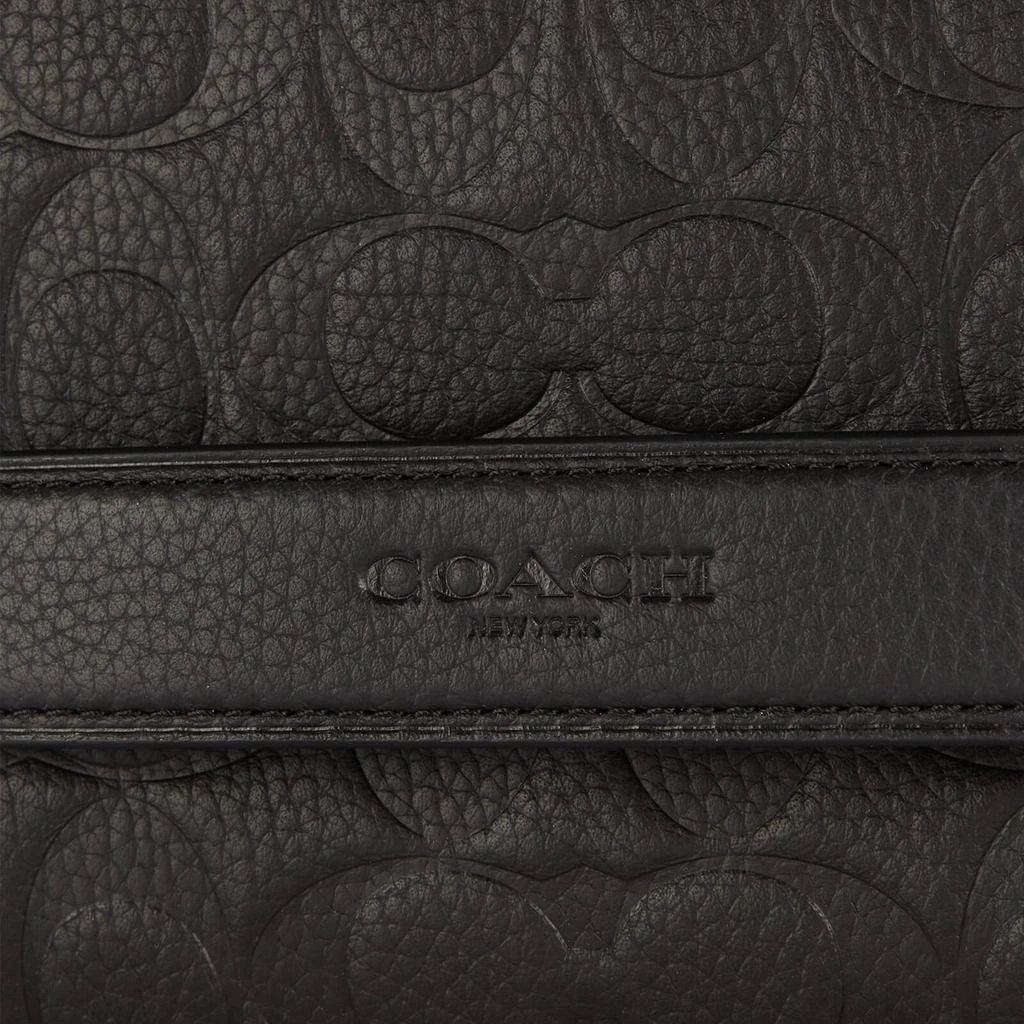 商品Coach|Coach Men's Charter Signature Leather Crossbody Bag - Black,价格¥2394,第3张图片详细描述