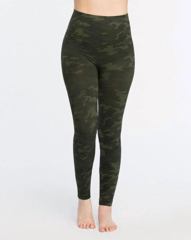 商品SPANX|Look At Me Now Seamless Leggings In Camo Green,价格¥366,第1张图片