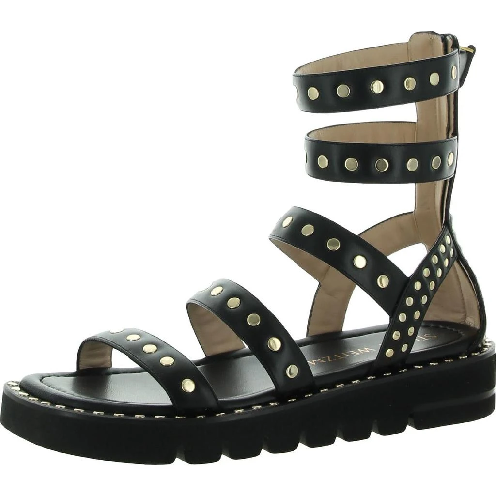 商品Stuart Weitzman|Stuart Weitzman Womens Gala Leather Studded Gladiator Sandals,价格¥1369,第4张图片详细描述