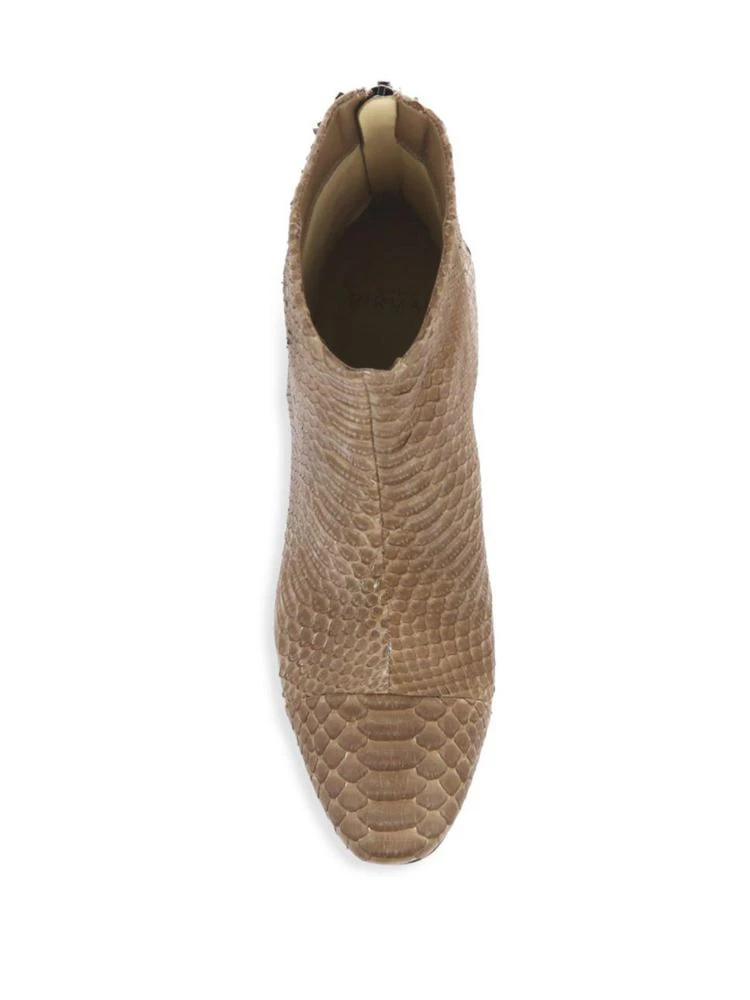 商品Alexandre Birman|Regina Python Chunky Heel Booties,价格¥3503,第4张图片详细描述