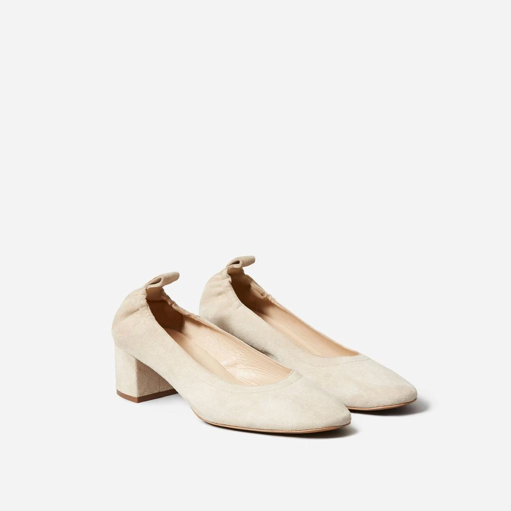 商品Everlane|The Day Heel 麂皮方跟鞋,价格¥1068,第2张图片详细描述