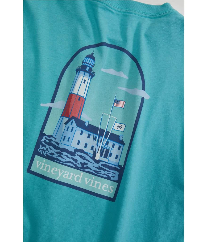 商品Vineyard Vines|Long Sleeve Lighthouse Pocket T-Shirt (Toddler/Little Kids/Big Kids),价格¥242,第2张图片详细描述