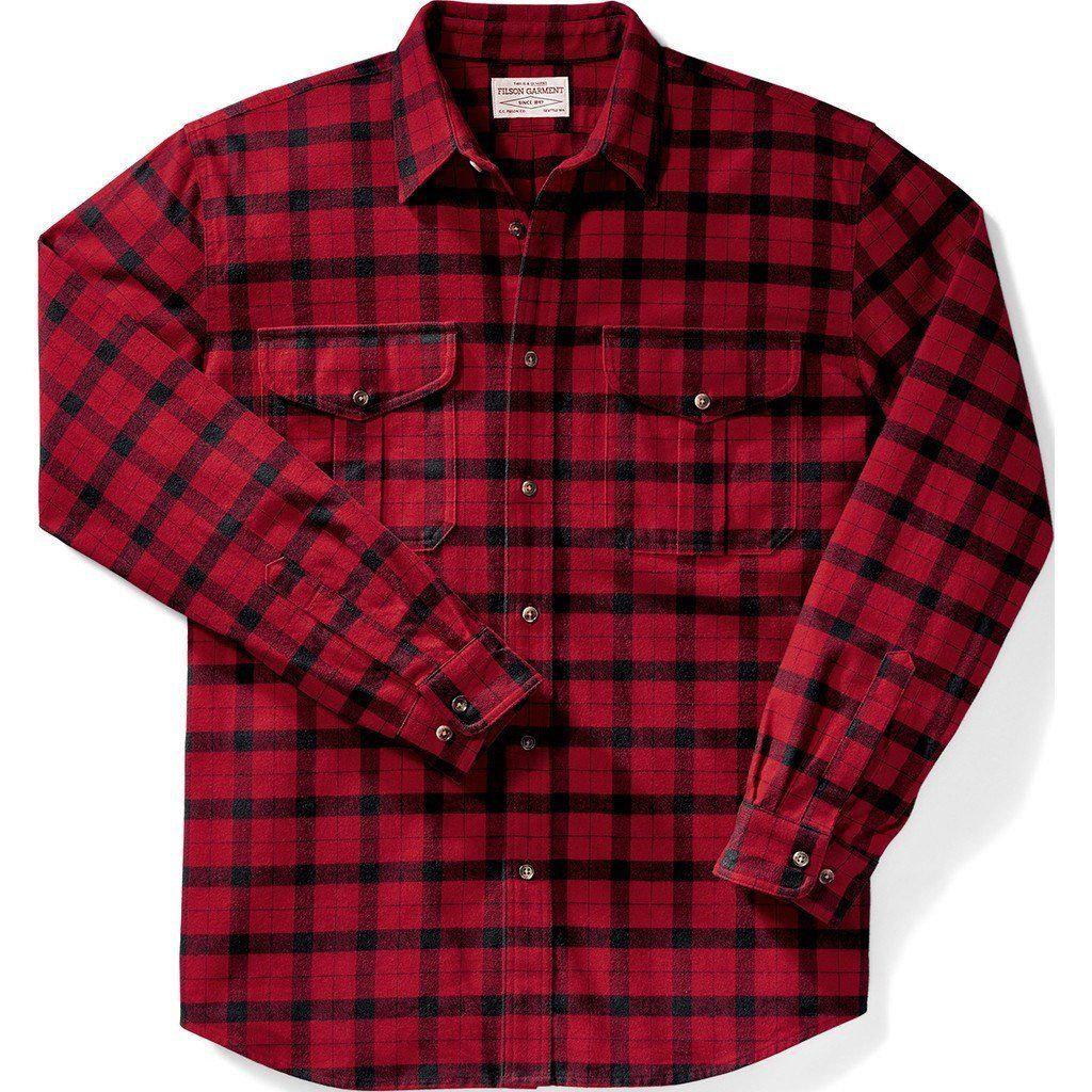 Filson Alaskan Guide Shirt - Red/Black商品第1张图片规格展示