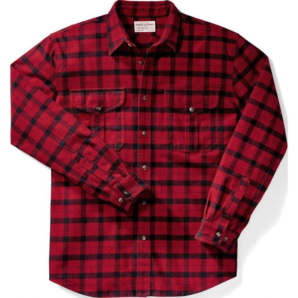 商品Filson|Filson Alaskan Guide Shirt - Red/Black,价格¥1139,第1张图片