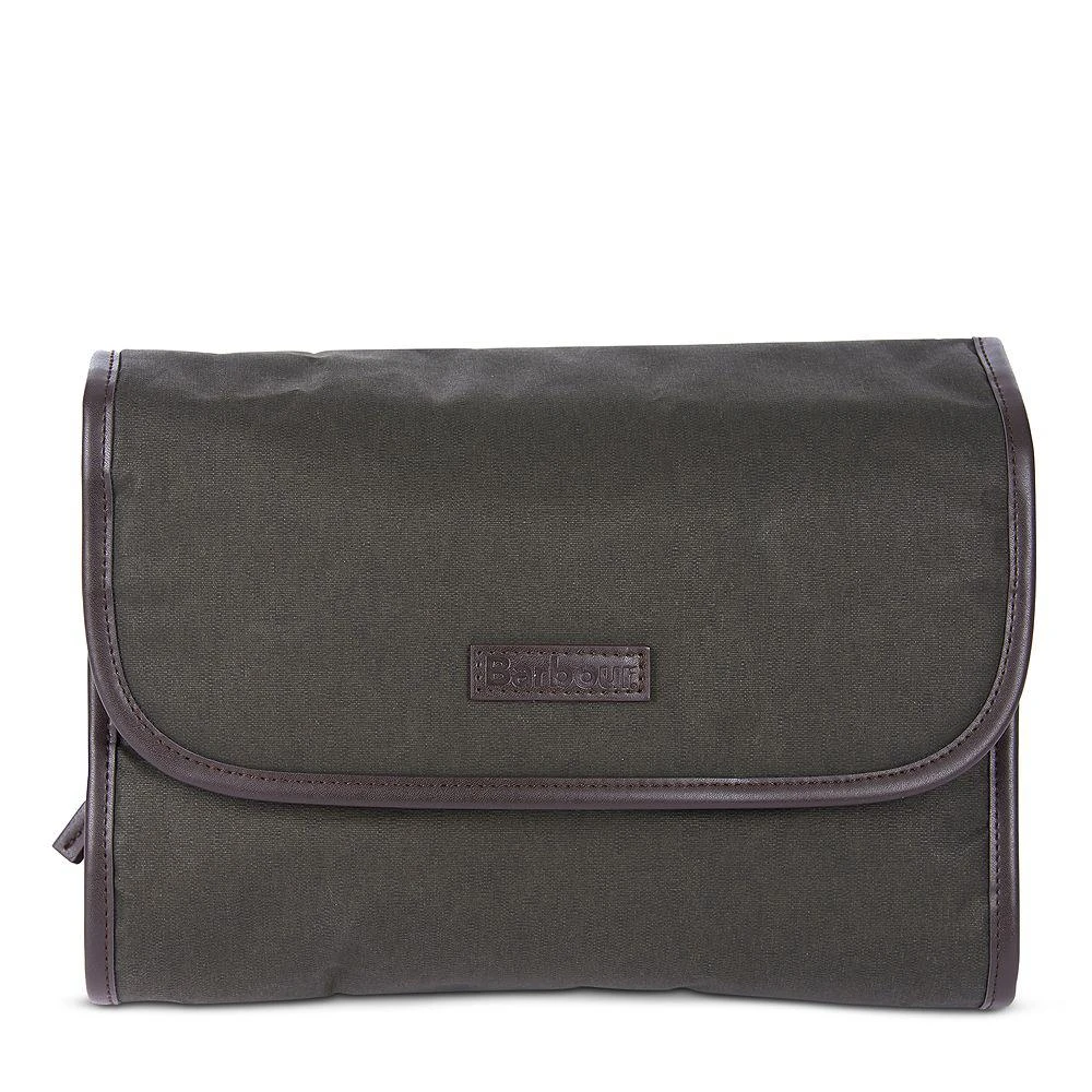 商品Barbour|Waxed Cotton Hanging Wash Bag,价格¥562,第1张图片