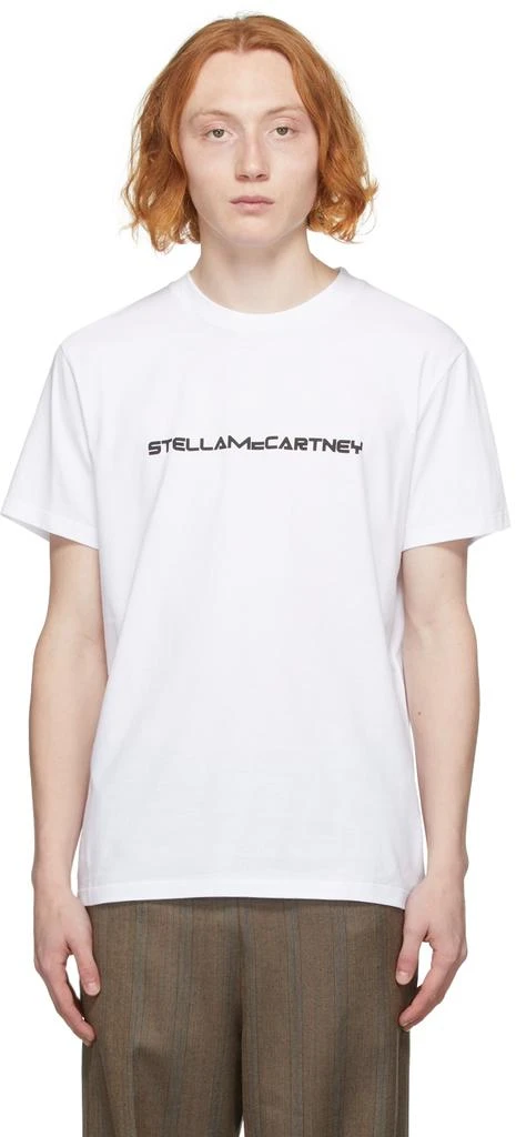 商品Stella McCartney|White Graphic Logo T-Shirt,价格¥530,第1张图片