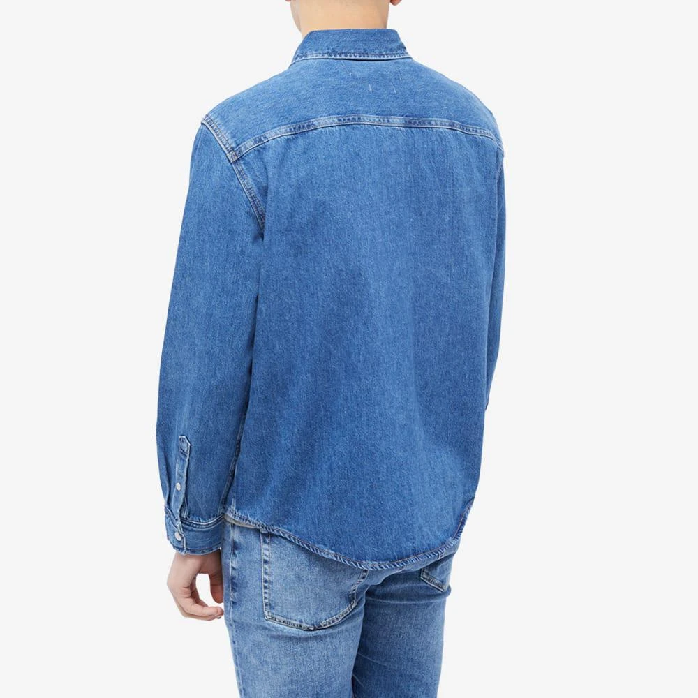商品Calvin Klein|Calvin Klein Relaxed Linear Denim Shirt,价格¥742,第3张图片详细描述