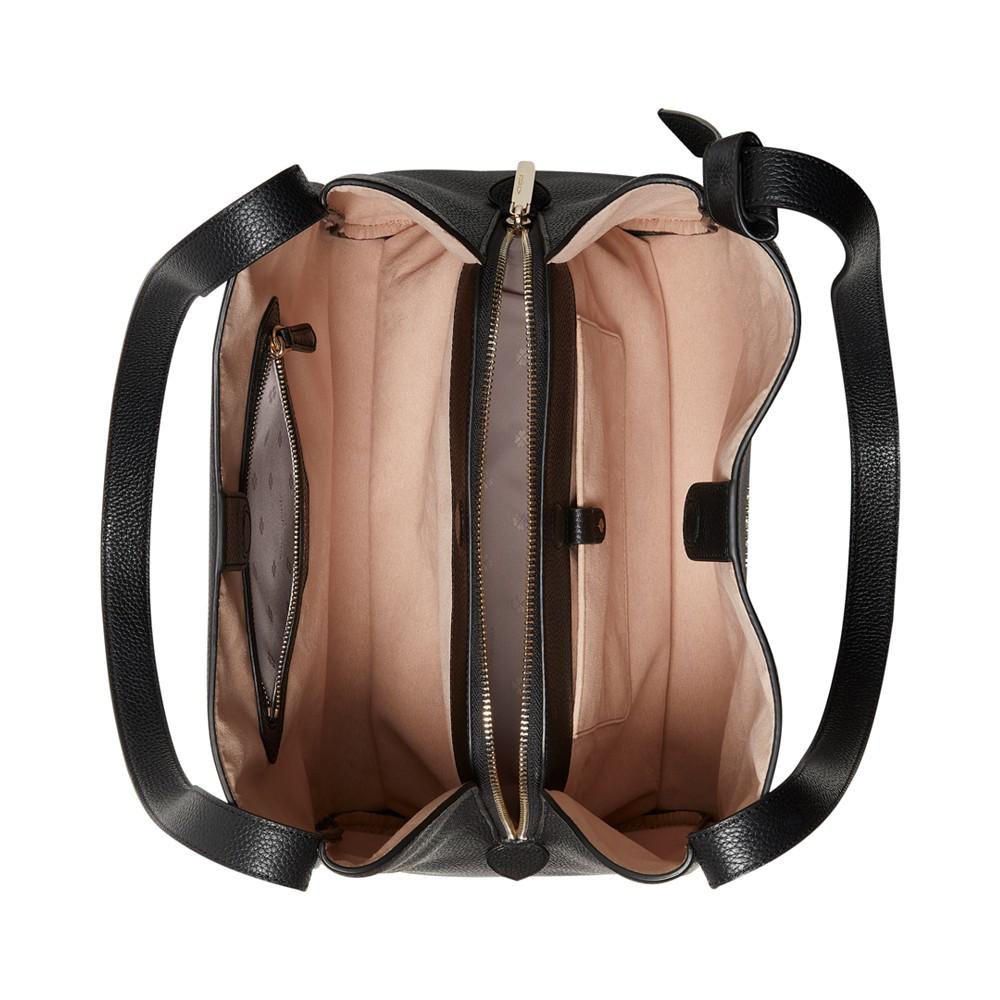 Knott Pebbled Leather Large Shoulder Bag商品第3张图片规格展示