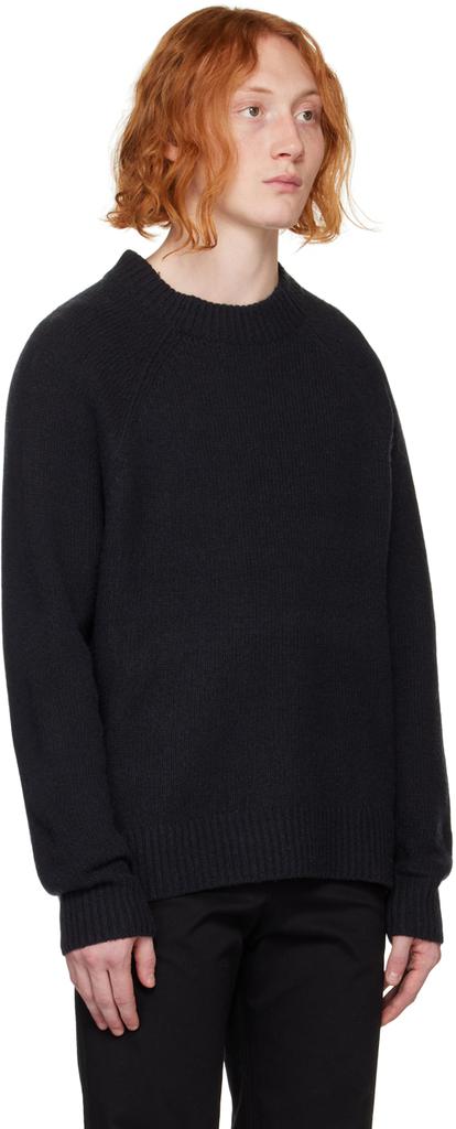Black Crewneck Sweater商品第2张图片规格展示